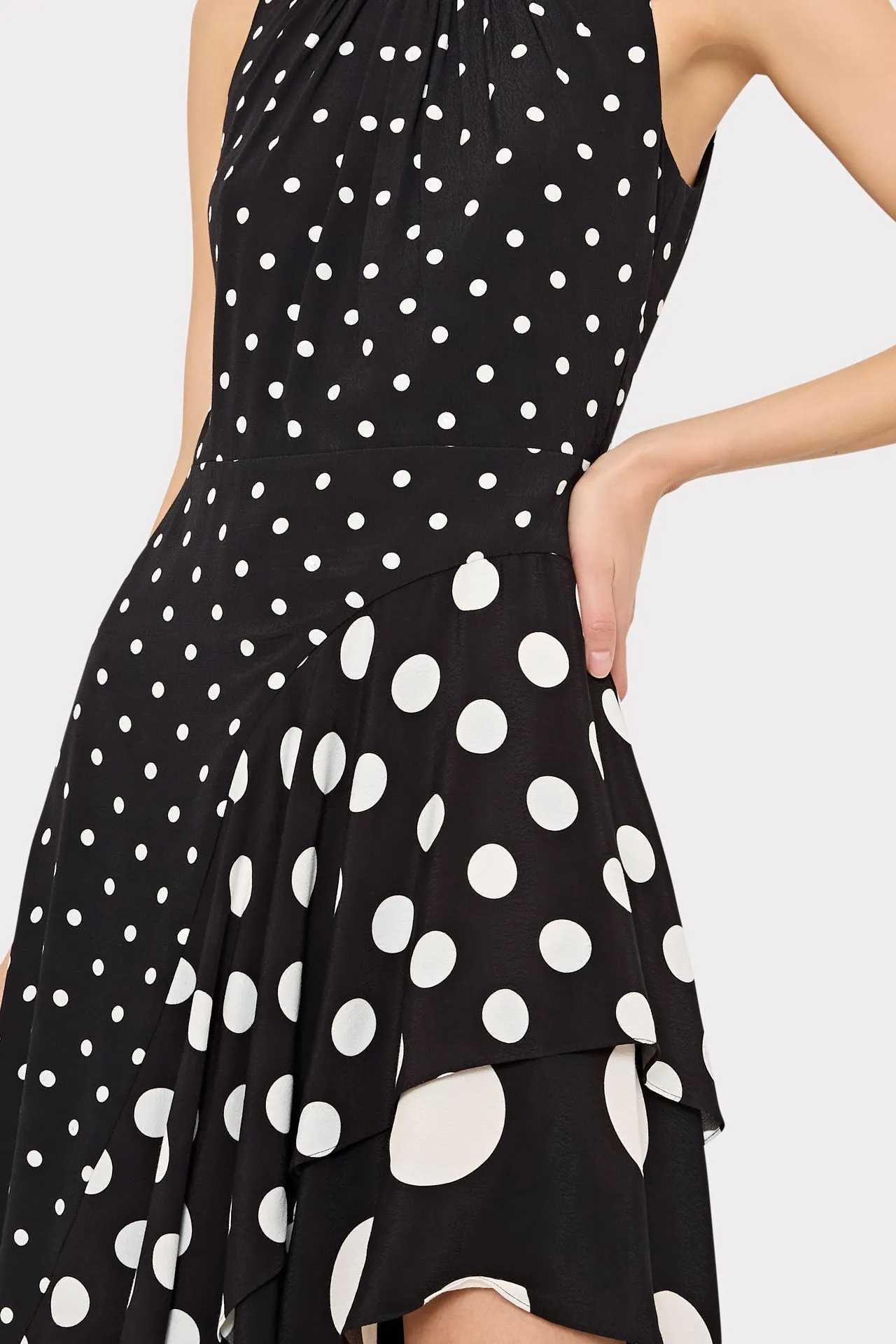 Spencer Polka Dot Midi Dress sold by Milly product image thumbnail 4