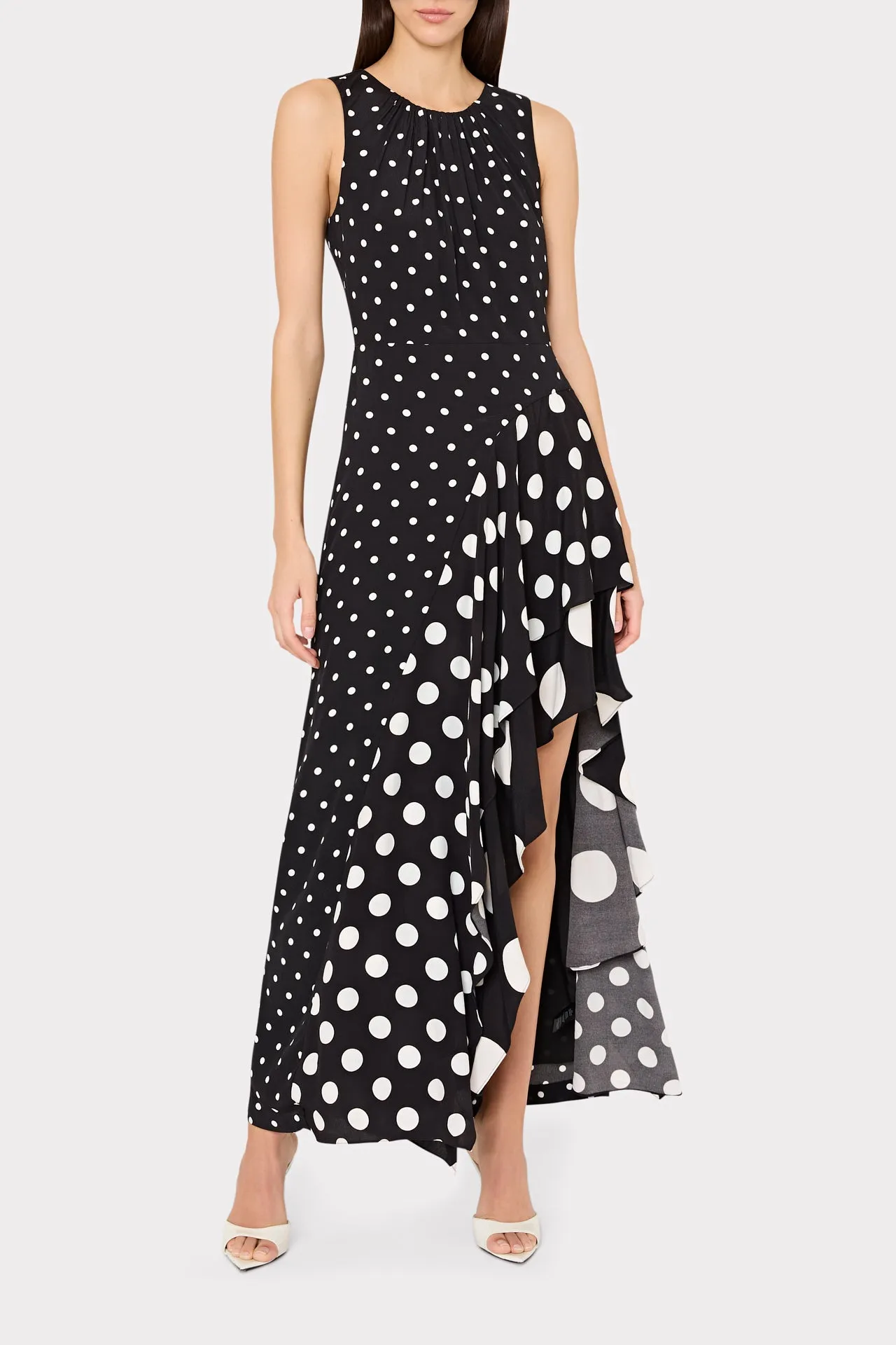 Spencer Polka Dot Midi Dress sold by Milly product image thumbnail 2