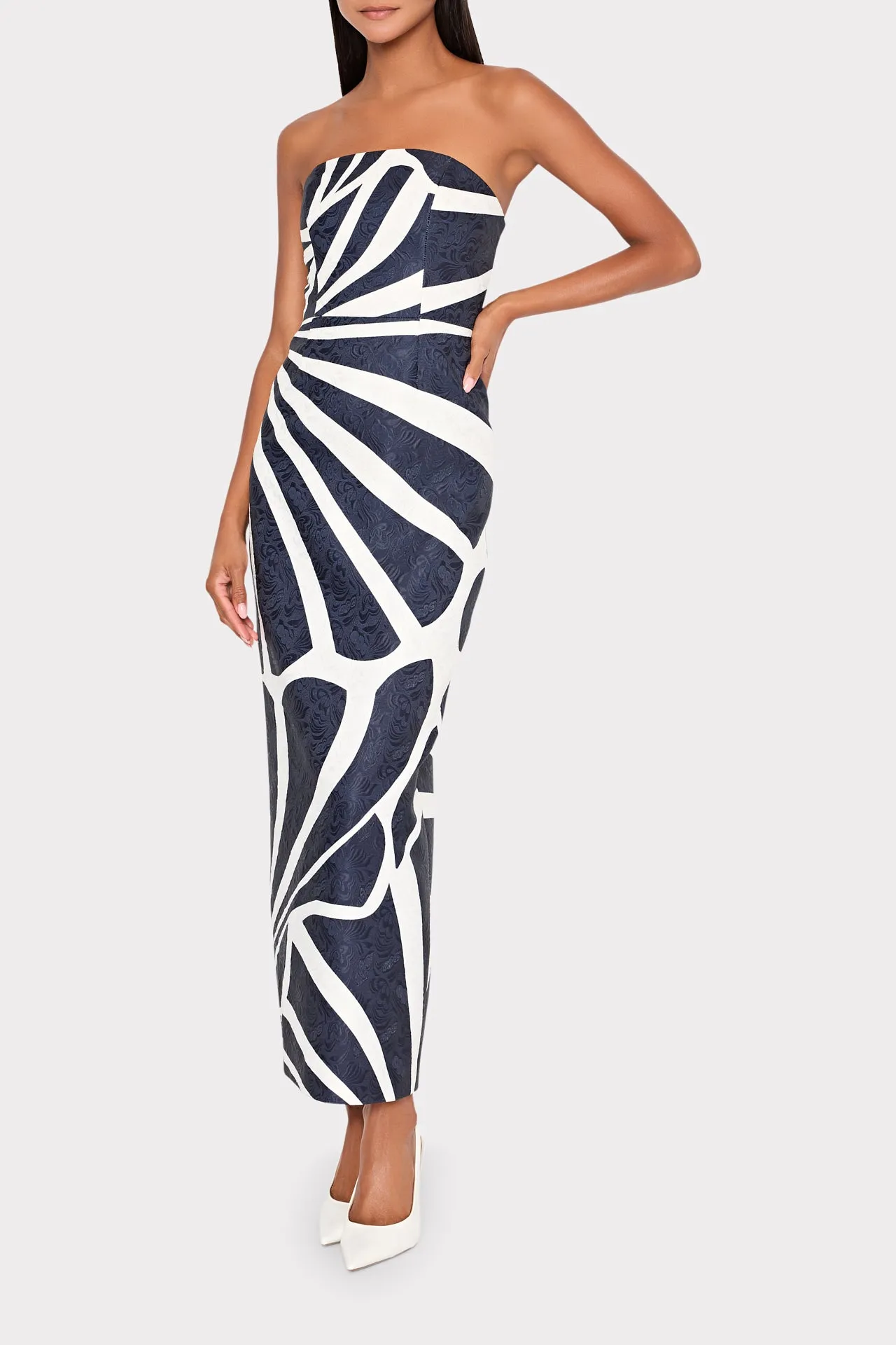 Orion Printed Maxi Dress sold by Milly product image thumbnail 2