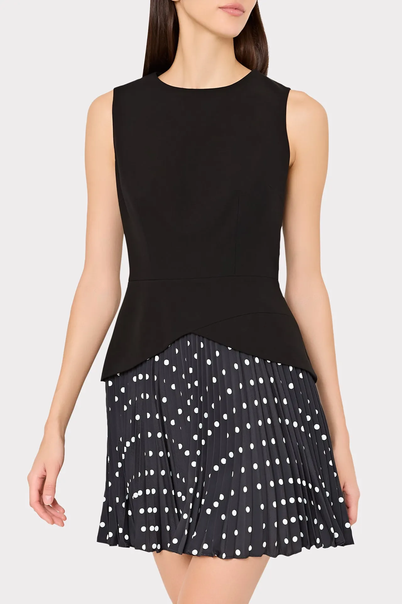 Haddy Polka Dot Mini Dress sold by Milly product image thumbnail 3