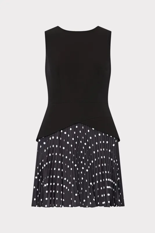 Haddy Polka Dot Mini Dress sold by Milly