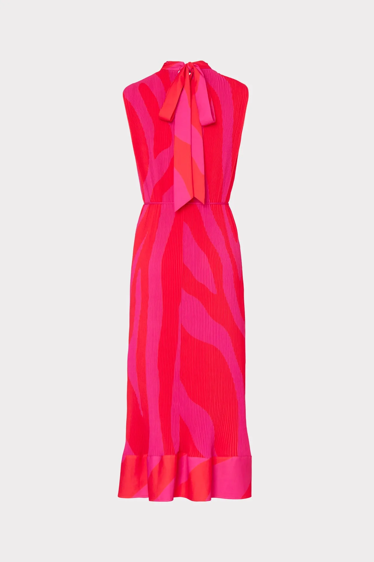 Melina Zebra Pleated Dress sold by Milly product image thumbnail 4