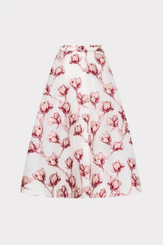Noella Floral Maxi Skirt made by Milly