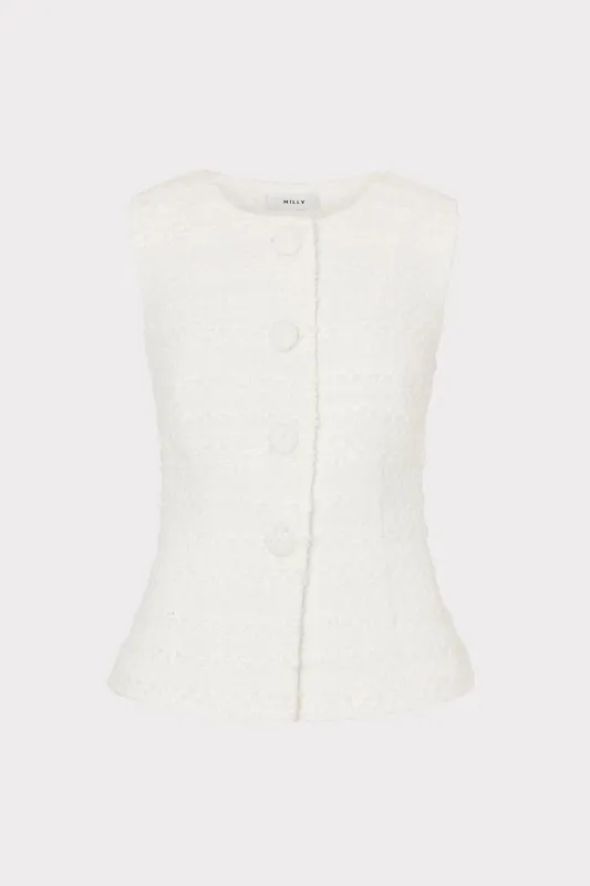 Bryn Tweed Top made by Milly