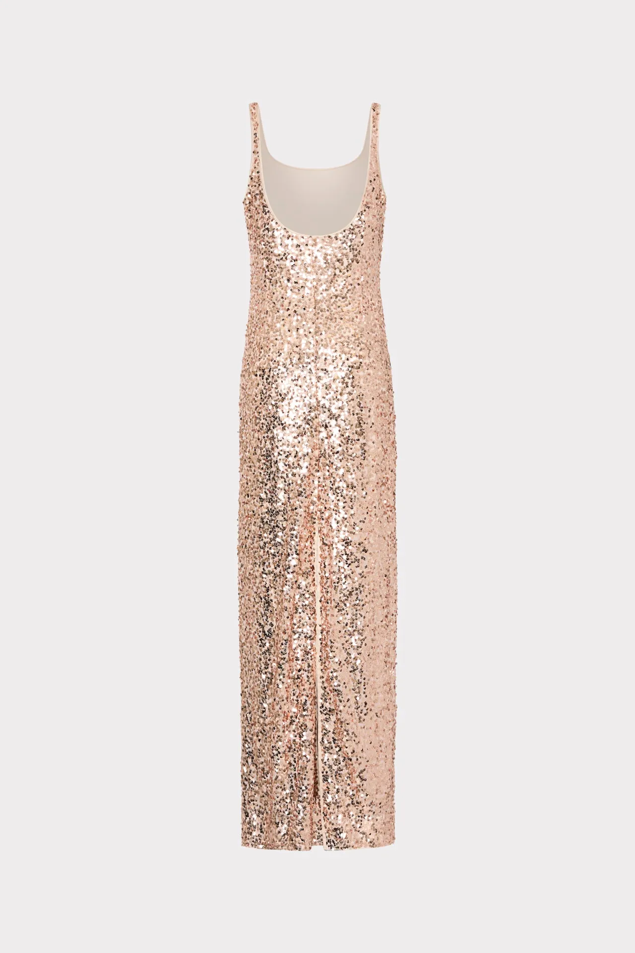 Tatum Stretch Shimmer Sequins Scoop Neck Dress sold by Milly product image thumbnail 5