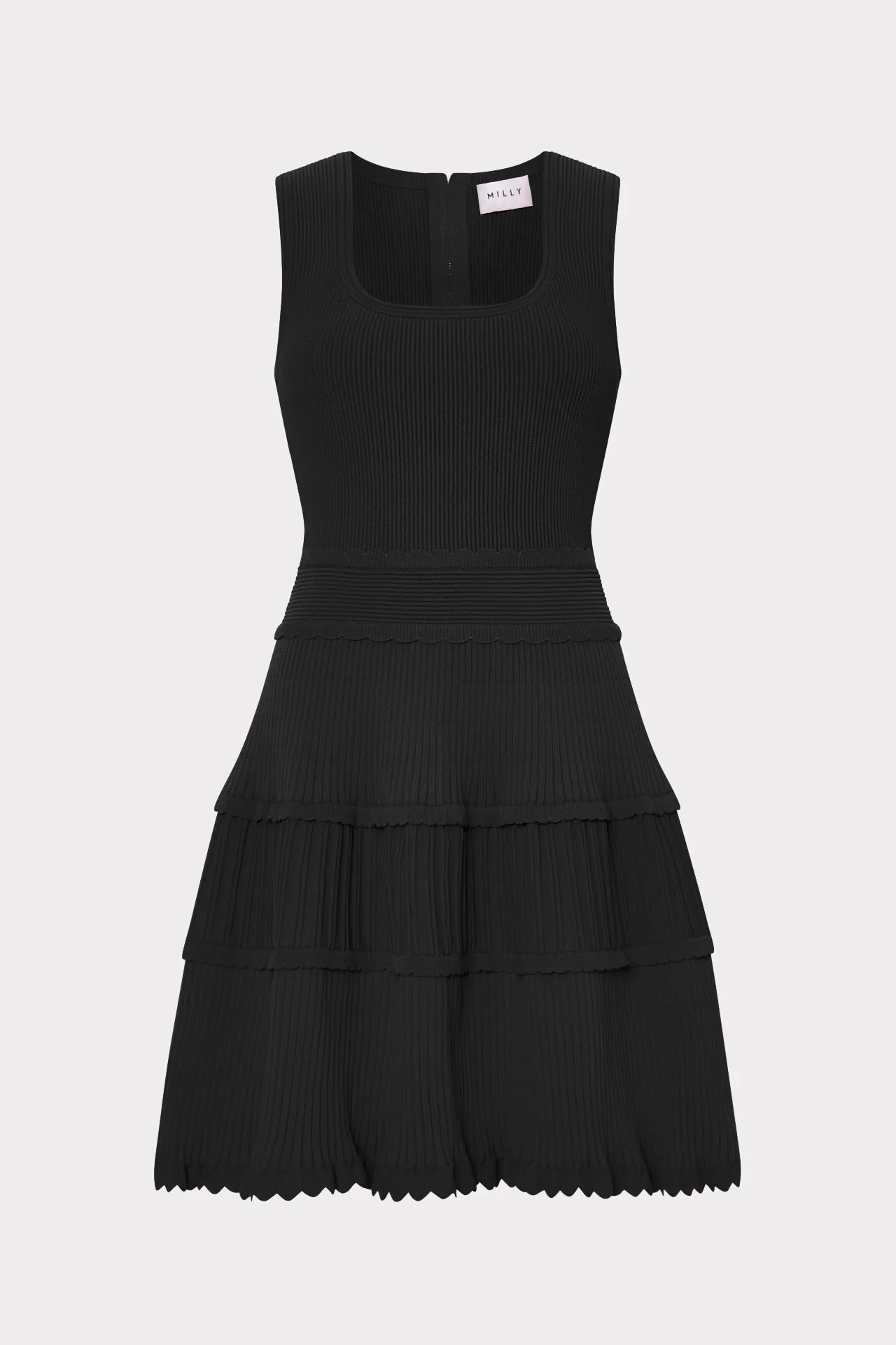 Suri Scallop Mini Dress sold by Milly