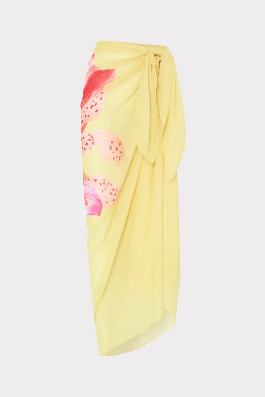 Song D'Iris Printed Sarong sold by Milly