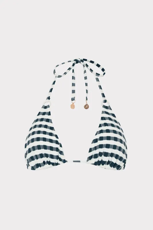 Jacquard Cottage Bikini Top sold by Milly