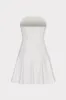 Cameron Solid Linen Strapless Dress sold by Milly