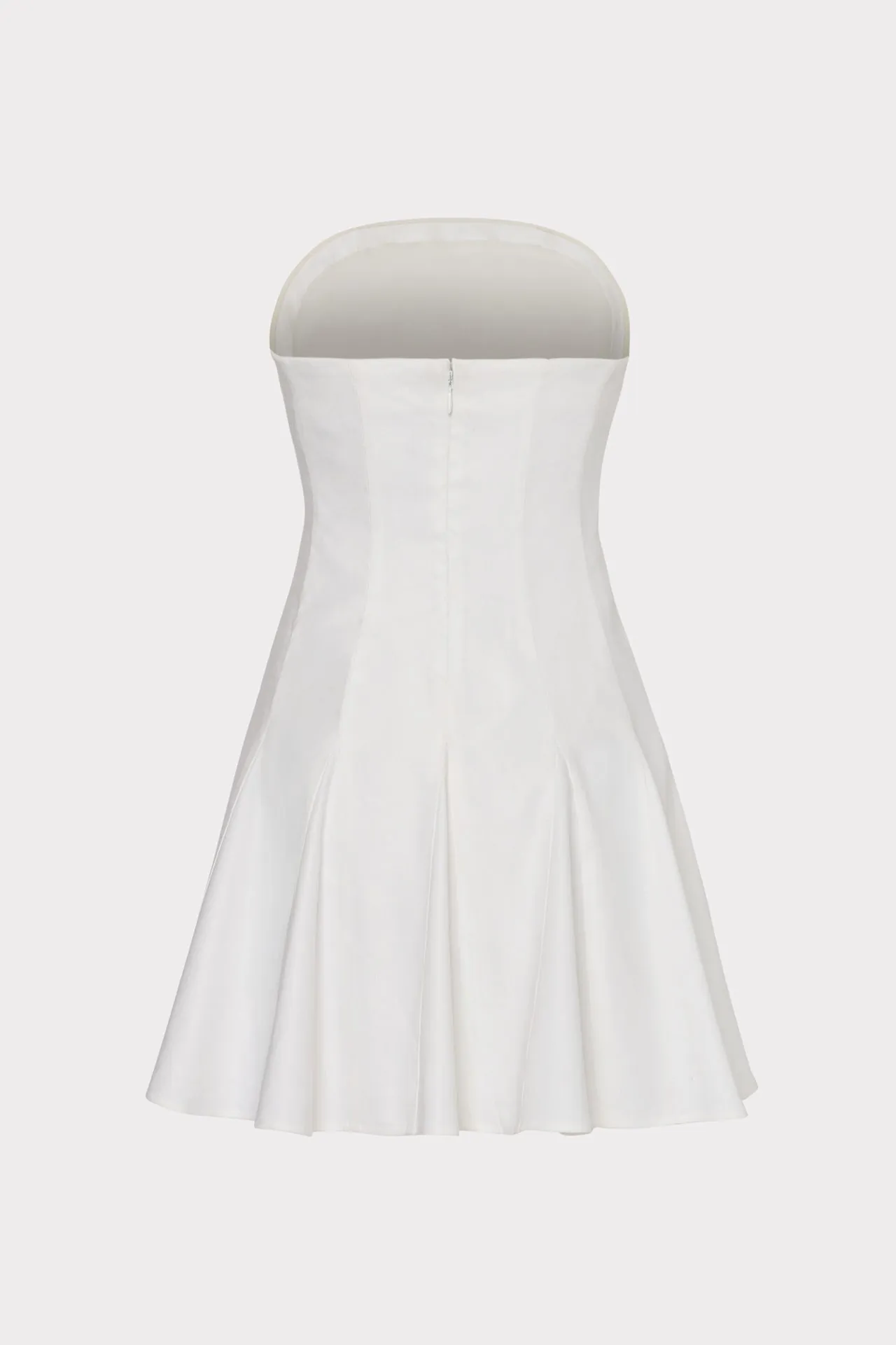 Cameron Solid Linen Strapless Dress sold by Milly product image thumbnail 4