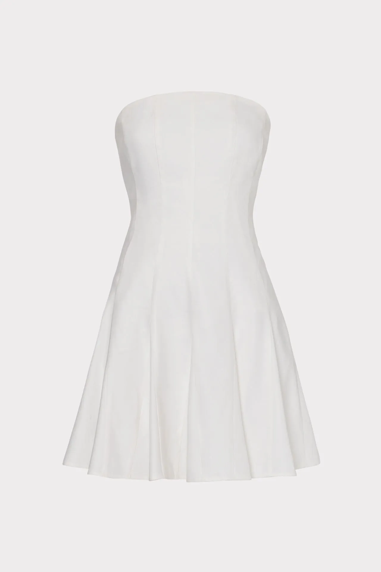 Cameron Solid Linen Strapless Dress sold by Milly