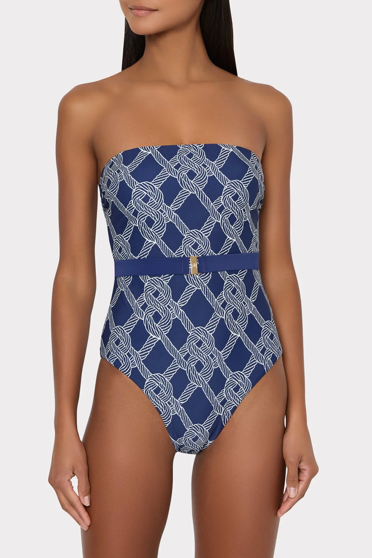 Rope Print One Piece sold by Milly product image thumbnail 3