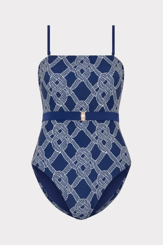 Rope Print One Piece sold by Milly