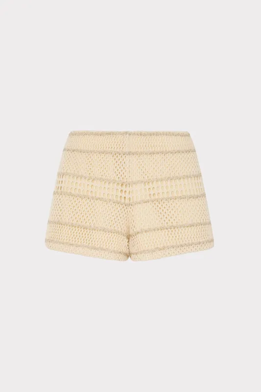 Crochet Knit Shorts made by Milly