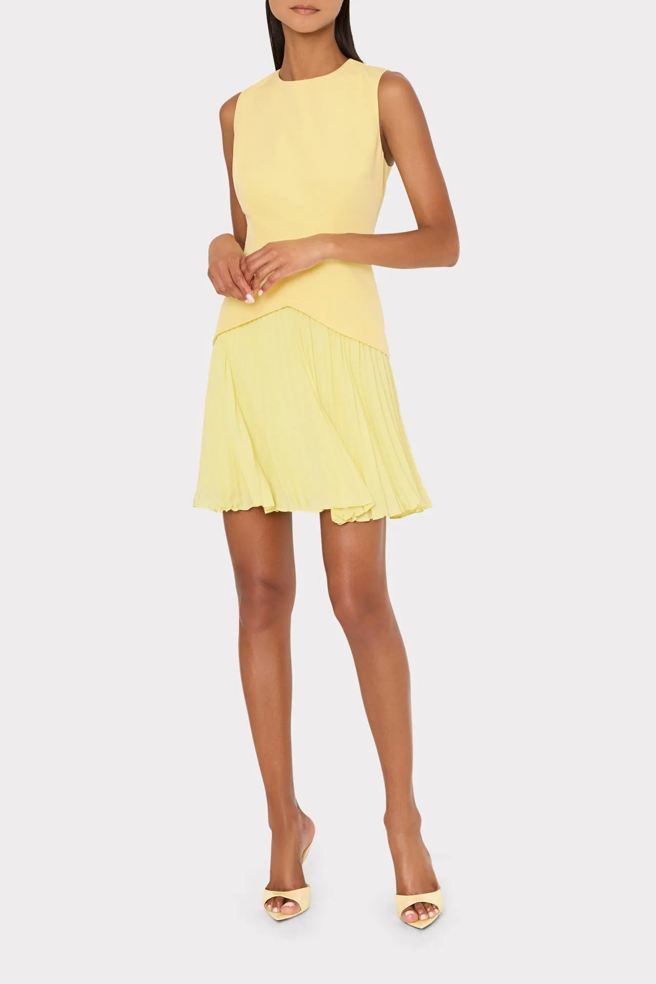 Haddy Pleated Mini Dress sold by Milly product image thumbnail 2