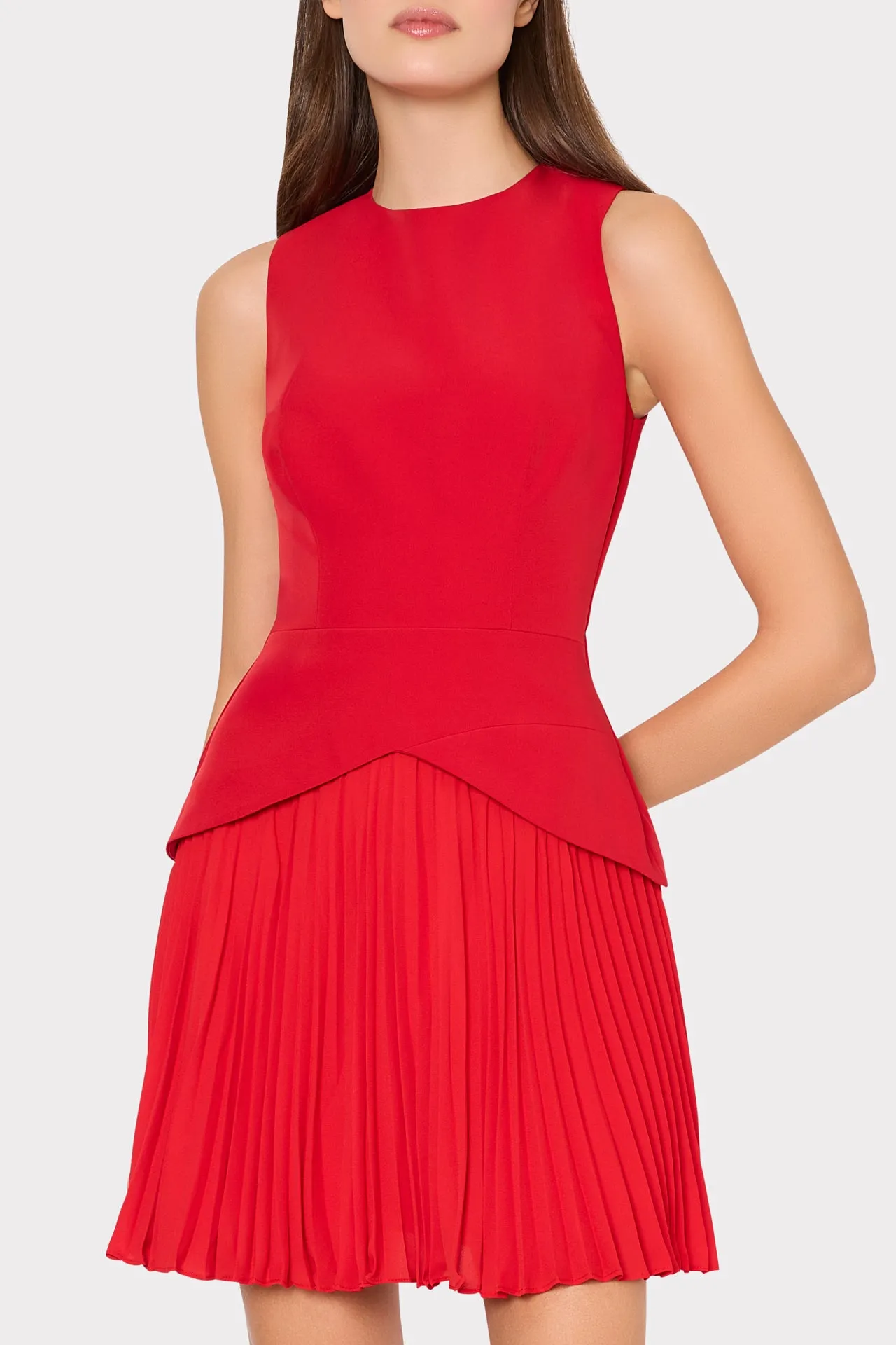 Haddy Pleated Mini Dress sold by Milly product image thumbnail 3