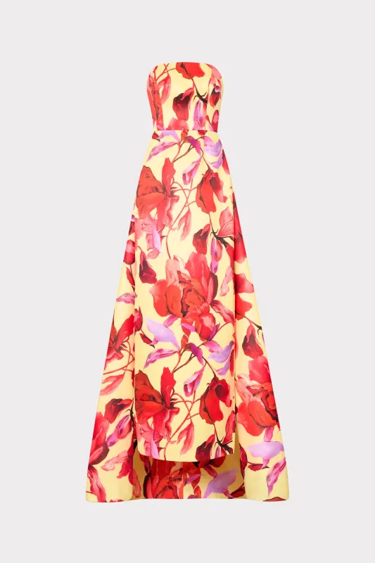 Dorothy Printed Taffeta Dress made by Milly
