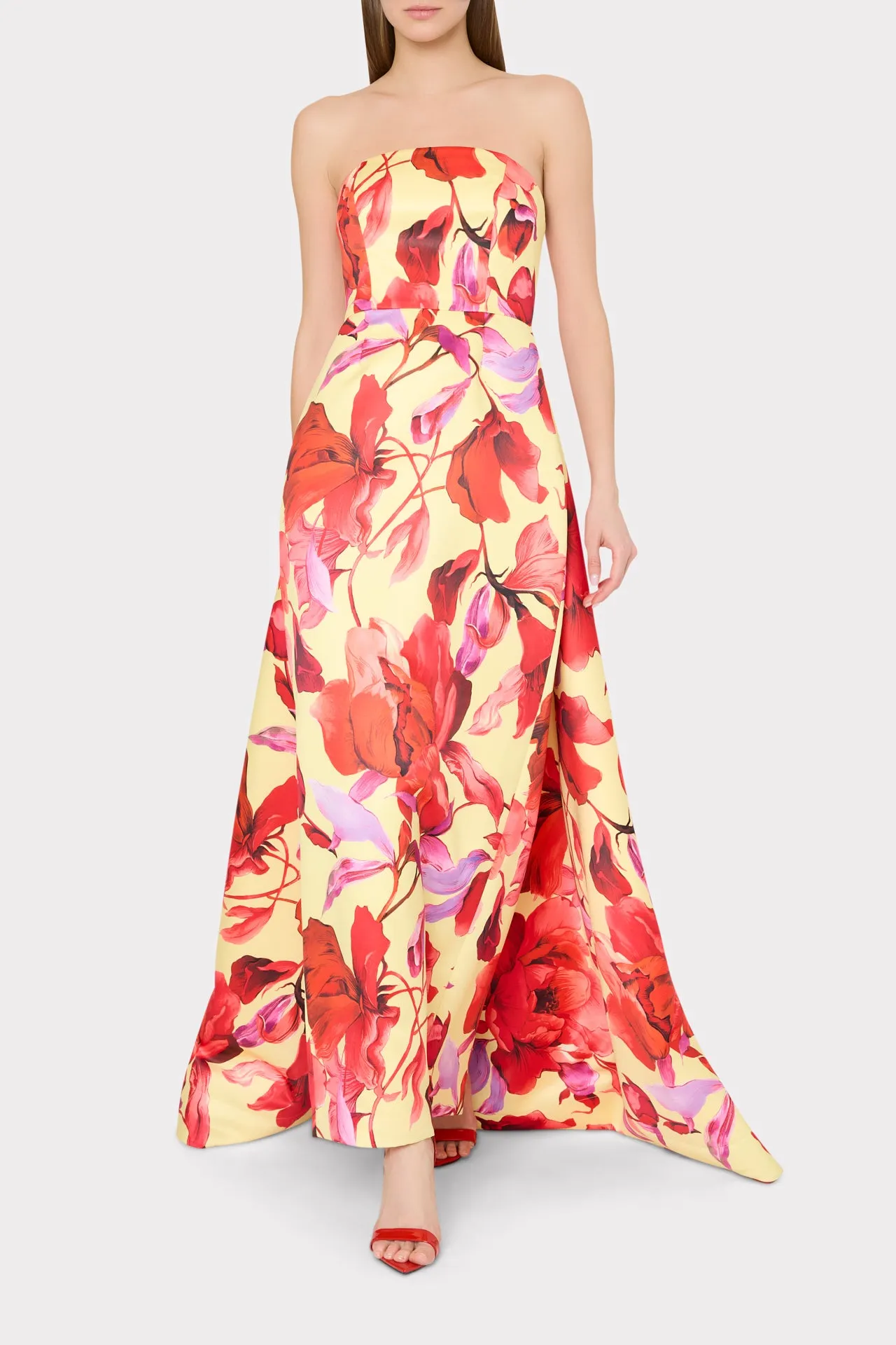 Dorothy Printed Taffeta Dress sold by Milly product image thumbnail 3