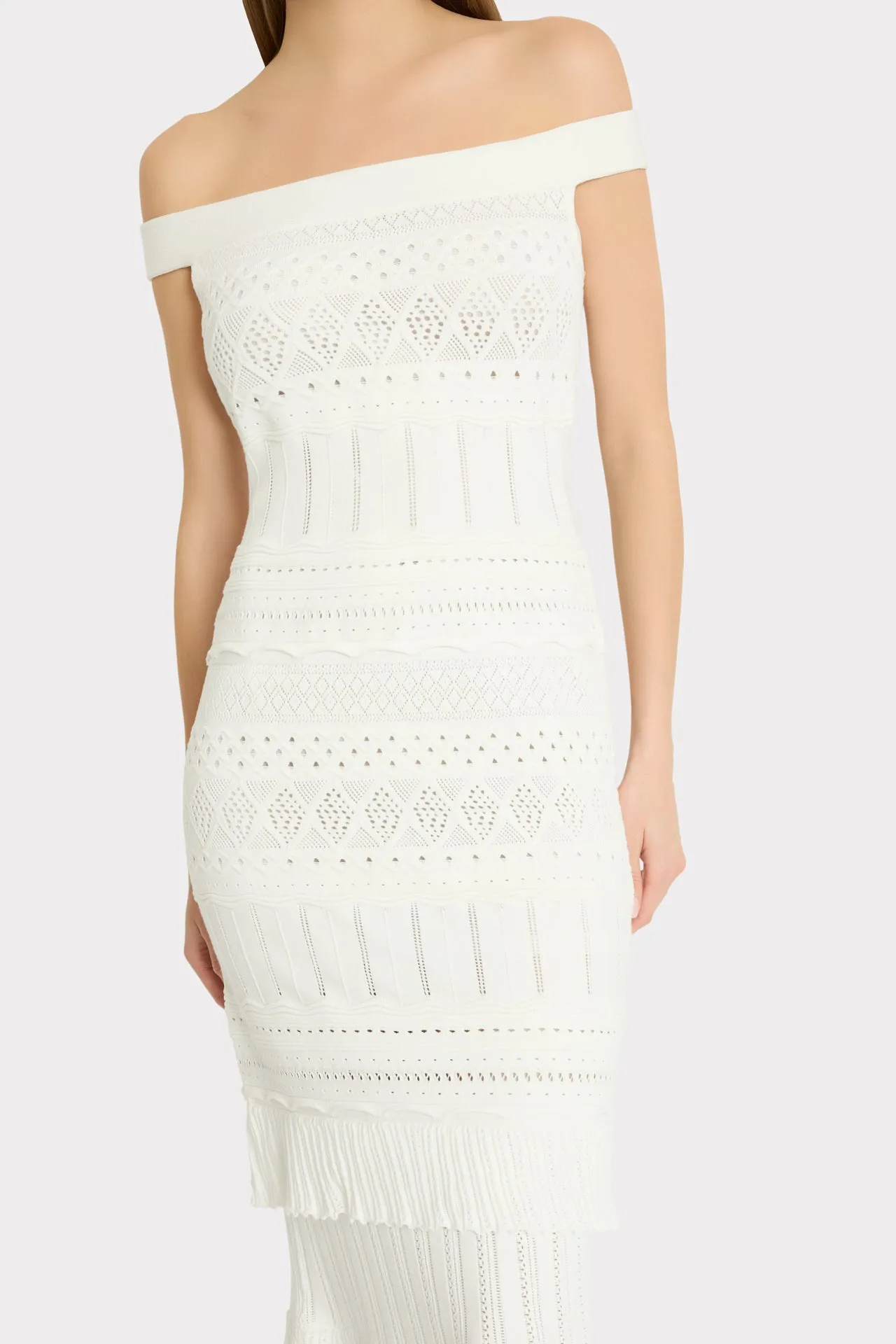 Maven Ruffle Midi Dress sold by Milly product image thumbnail 3