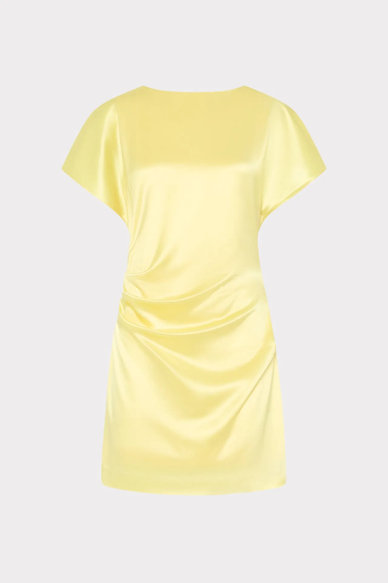 Kora Hammered Satin Mini Dress sold by Milly