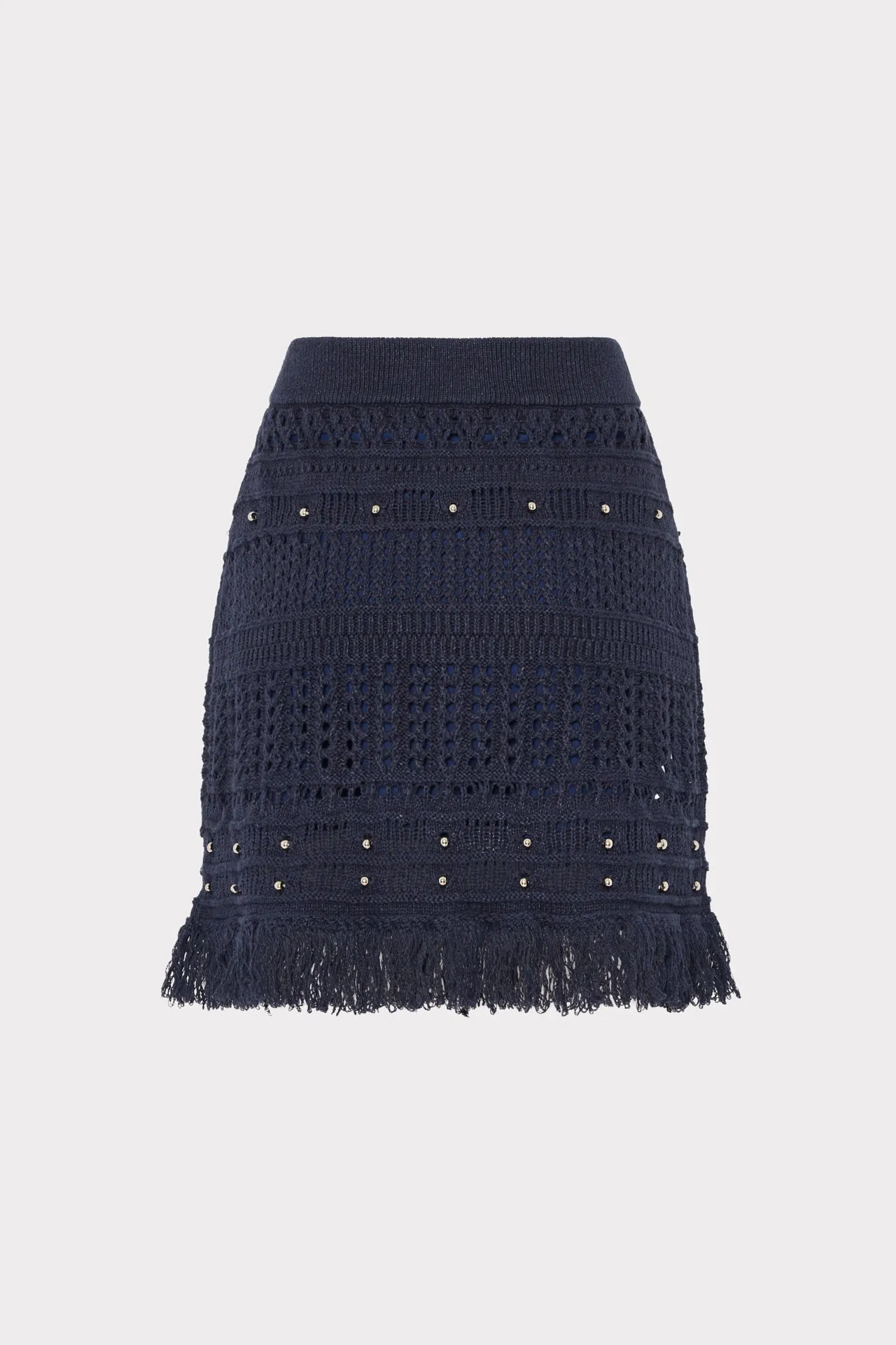 Beaded Fringe Mini Skirt sold by Milly product image thumbnail 5