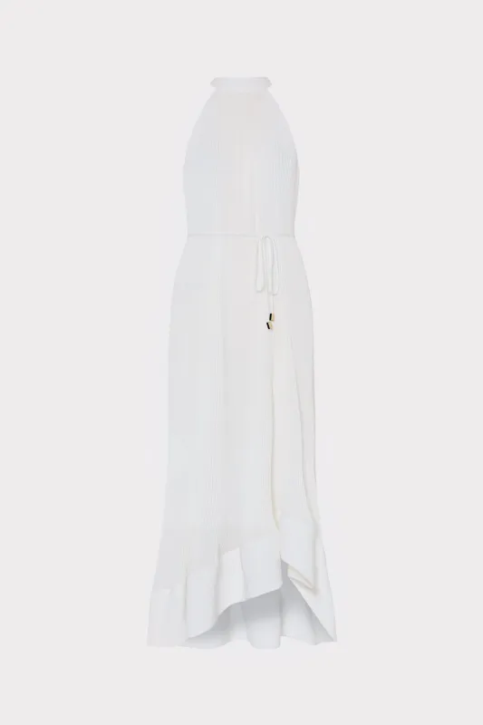 Nalani Pleated Midi Dress sold by Milly