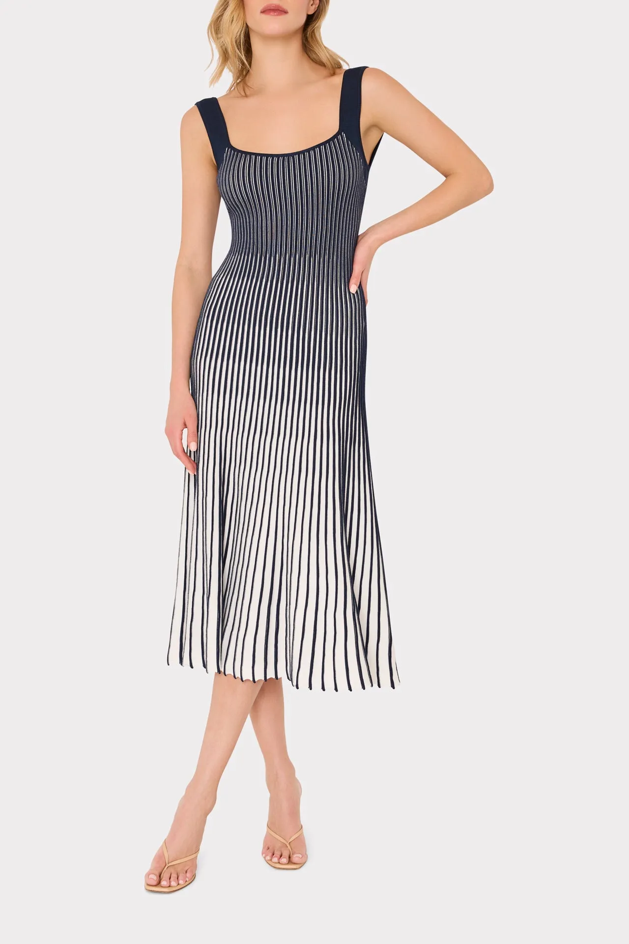 Jolie Textured Midi Dress sold by Milly product image thumbnail 2