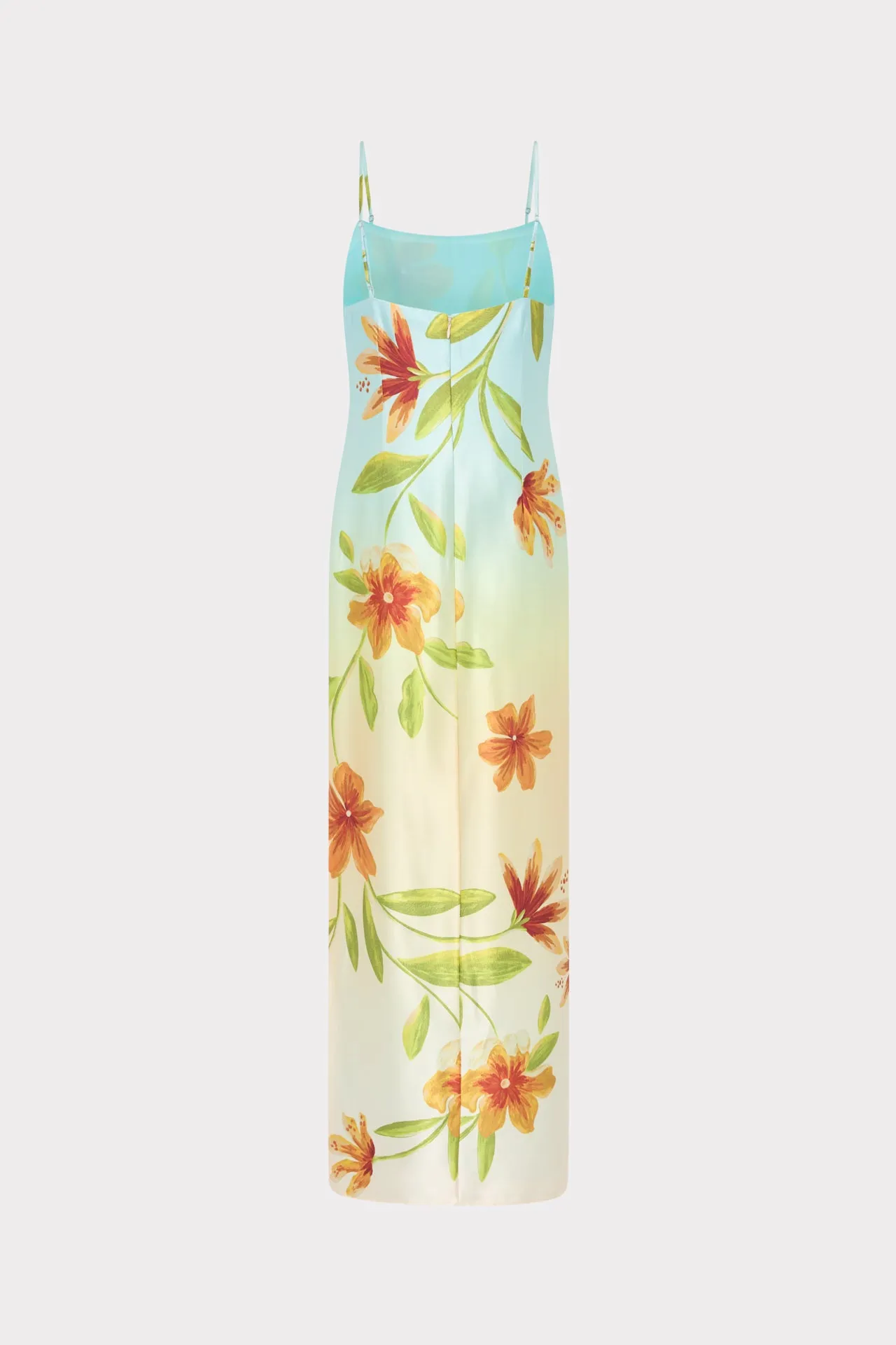Lily Floral Satin Dress sold by Milly product image thumbnail 5