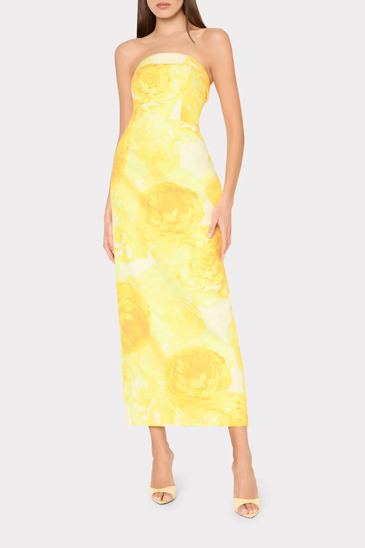 Ella Jacquard Maxi Dress sold by Milly product image thumbnail 4