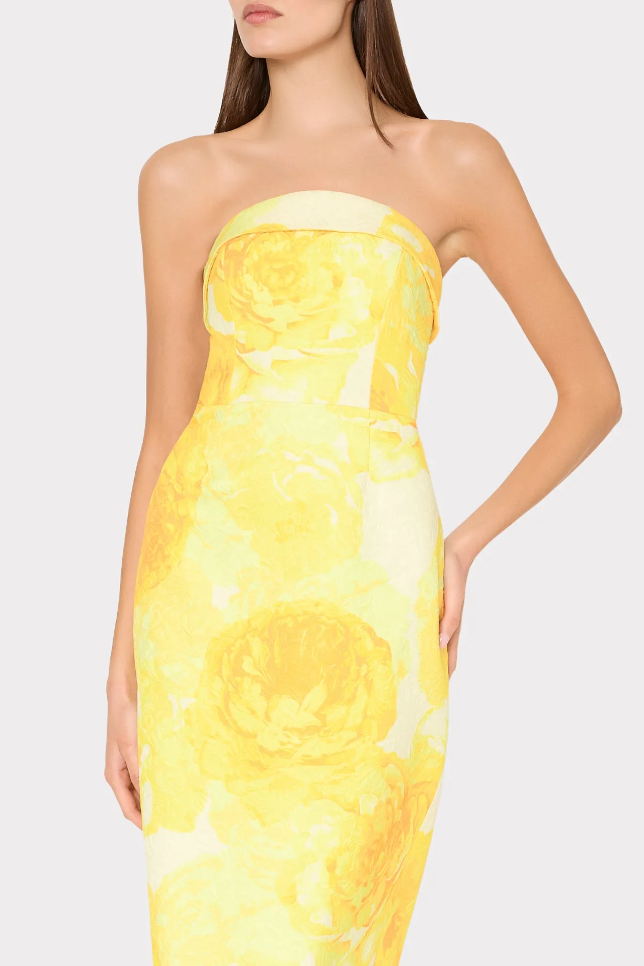 Ella Jacquard Maxi Dress sold by Milly product image thumbnail 3