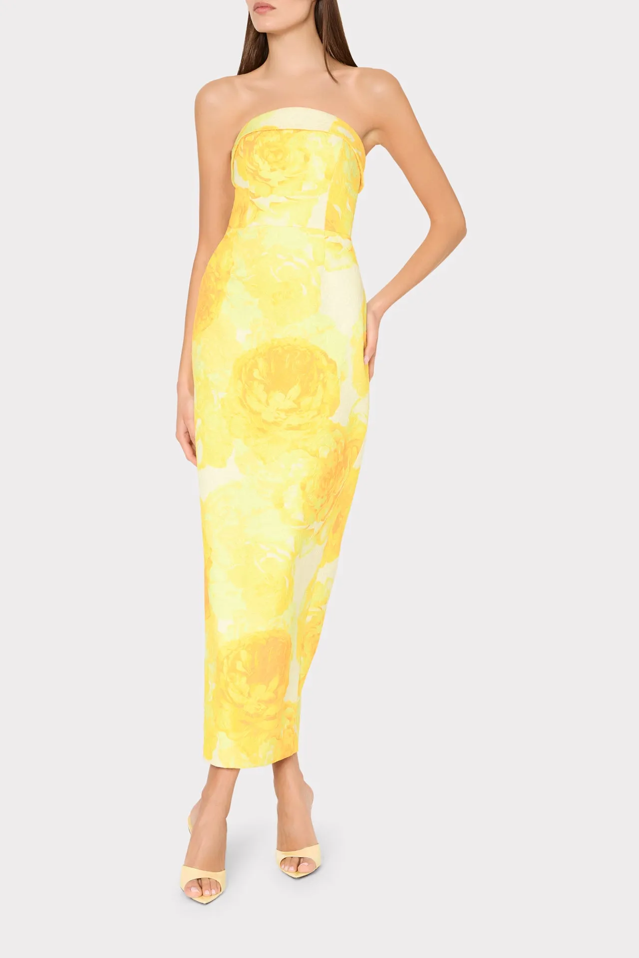 Ella Jacquard Maxi Dress sold by Milly product image thumbnail 5