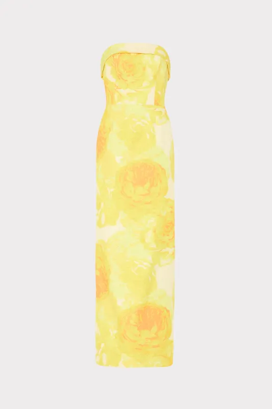 Ella Jacquard Maxi Dress made by Milly
