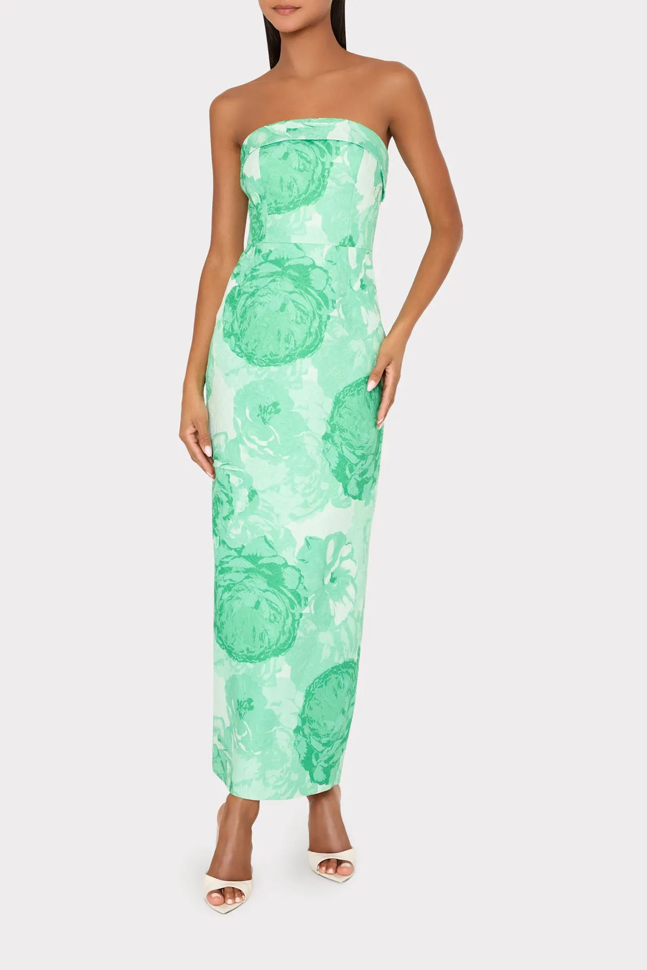 Ella Jacquard Maxi Dress sold by Milly product image thumbnail 3