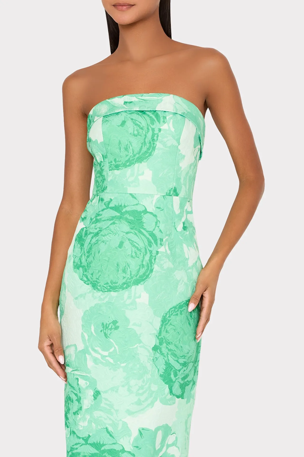 Ella Jacquard Maxi Dress sold by Milly product image thumbnail 5