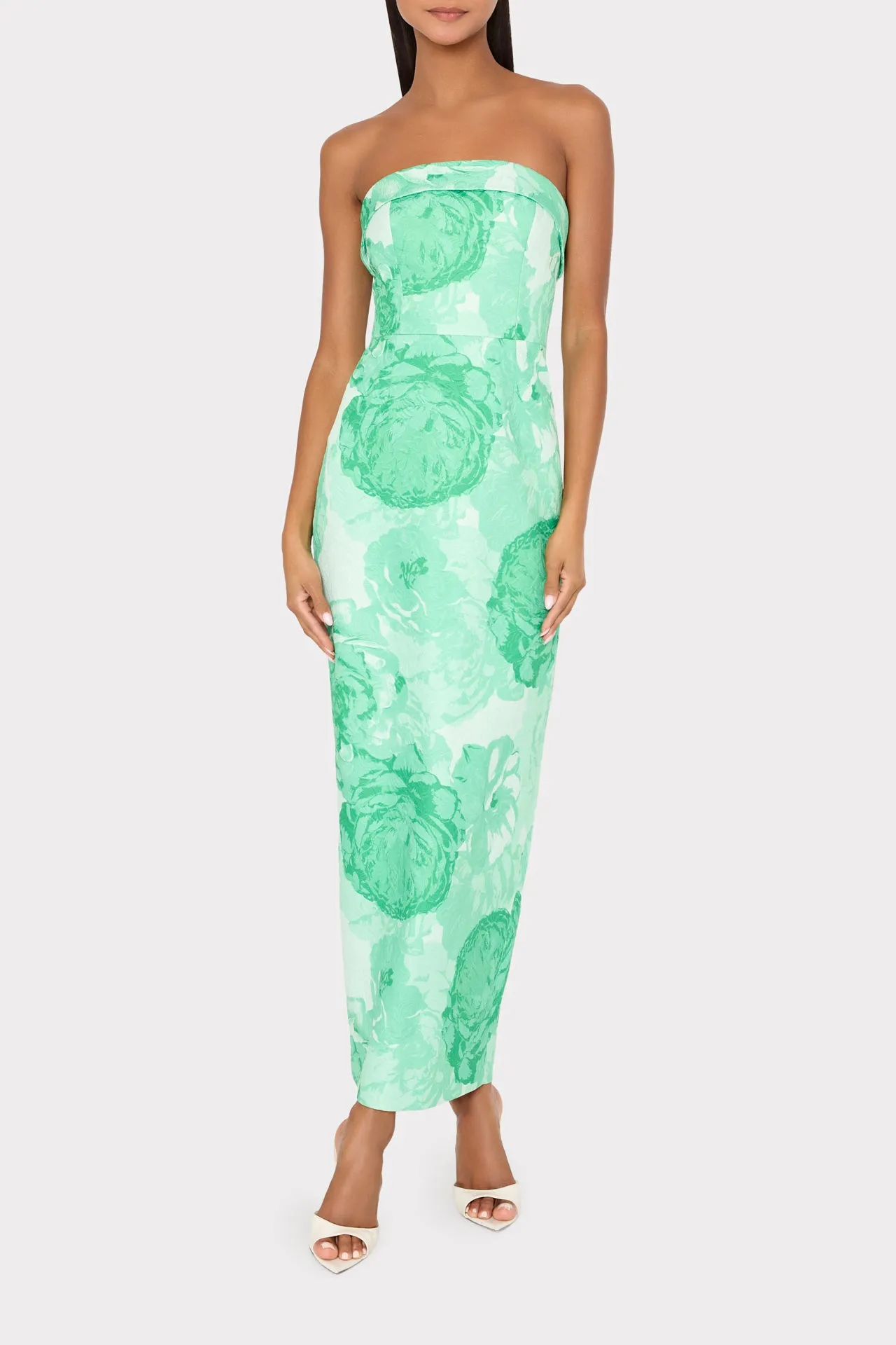 Ella Jacquard Maxi Dress sold by Milly product image thumbnail 2