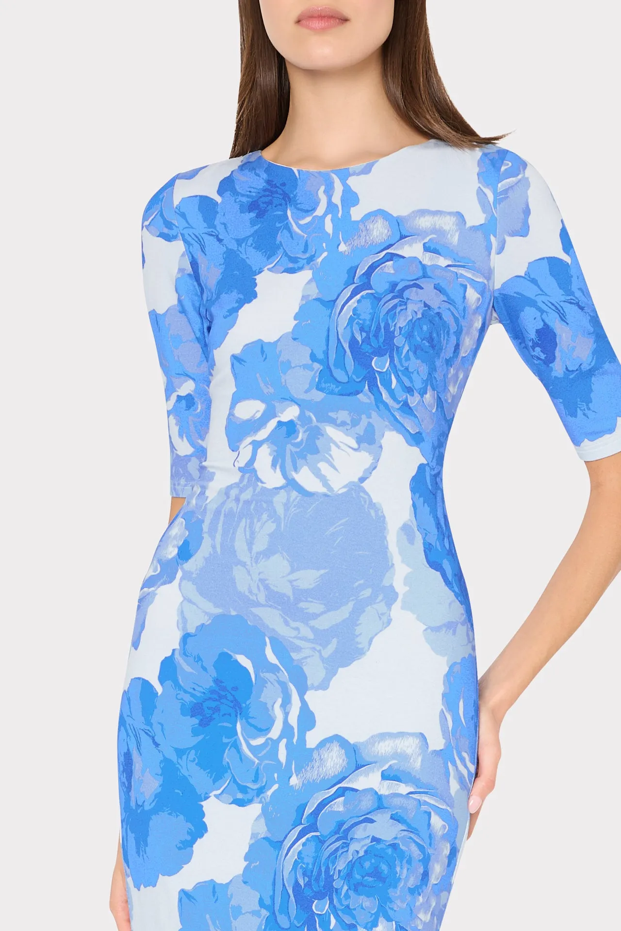 Abbygail Printed Jersey Dress sold by Milly product image thumbnail 3