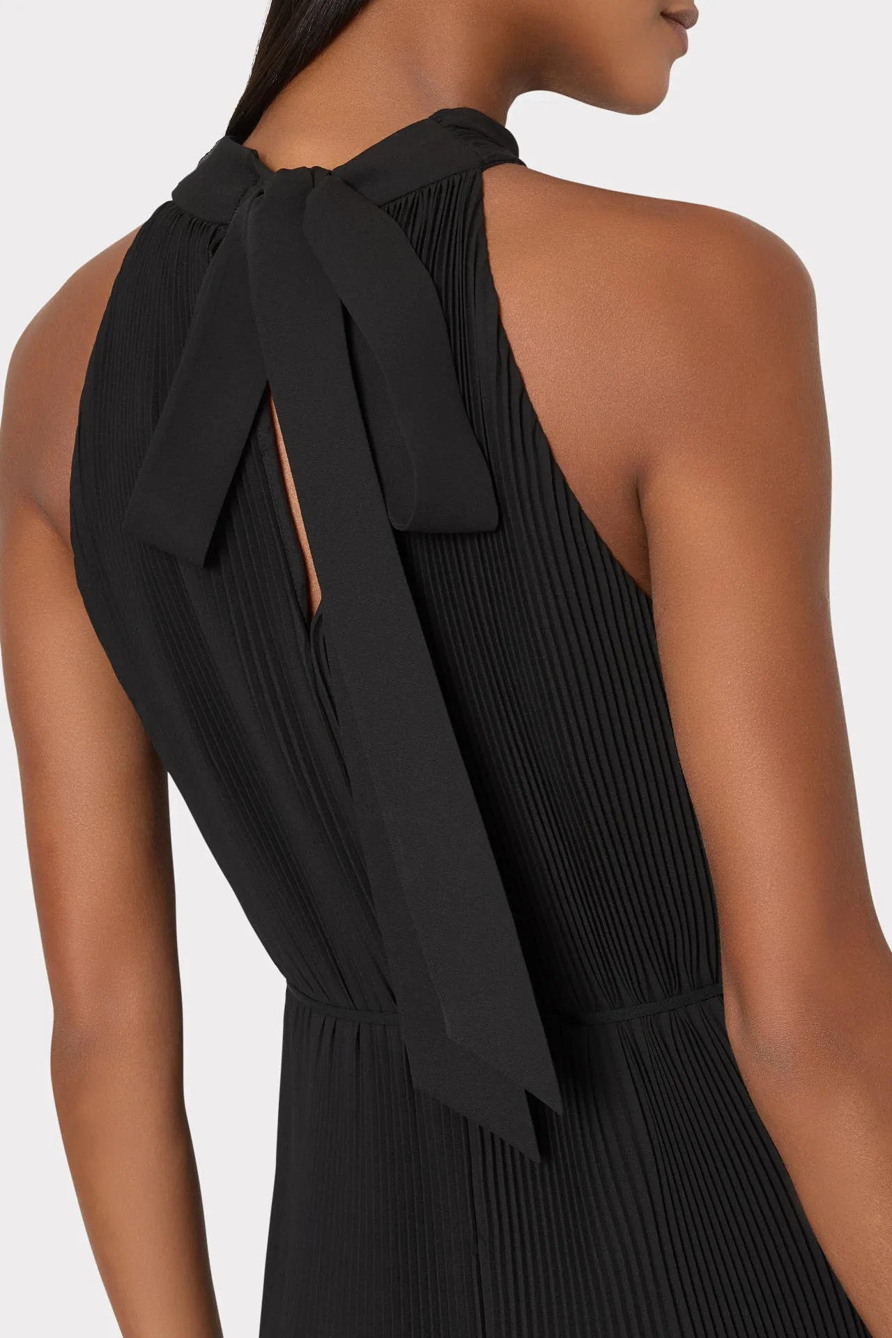 Nalani Pleated Midi Dress sold by Milly product image thumbnail 3