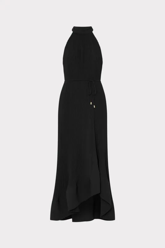 Nalani Pleated Midi Dress sold by Milly