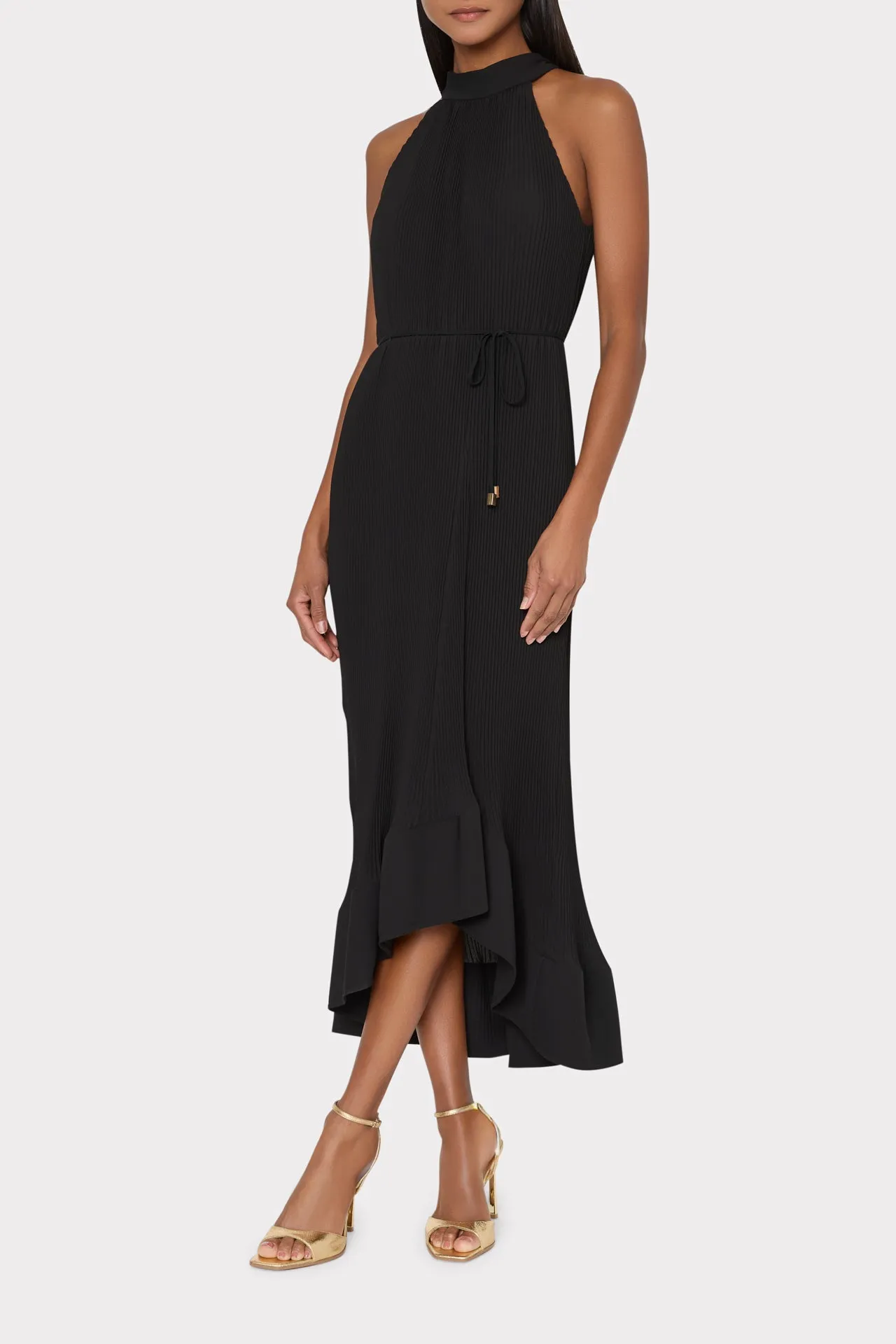 Nalani Pleated Midi Dress sold by Milly product image thumbnail 2