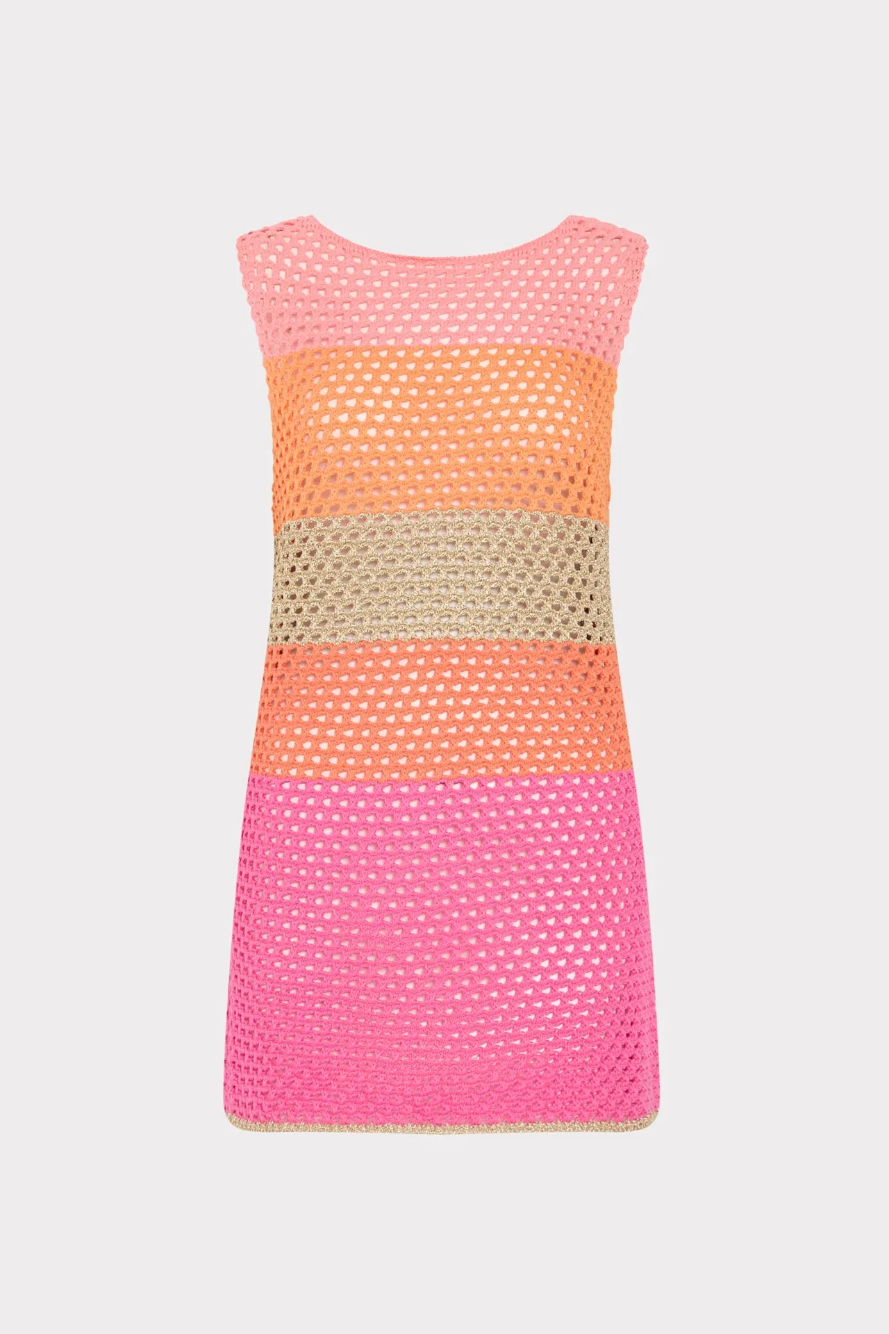 Open Stitch Boat Neck Mini Dress sold by Milly