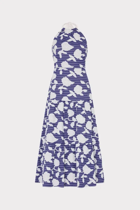 Hayden Floral Embroidered Midi Dress made by Milly