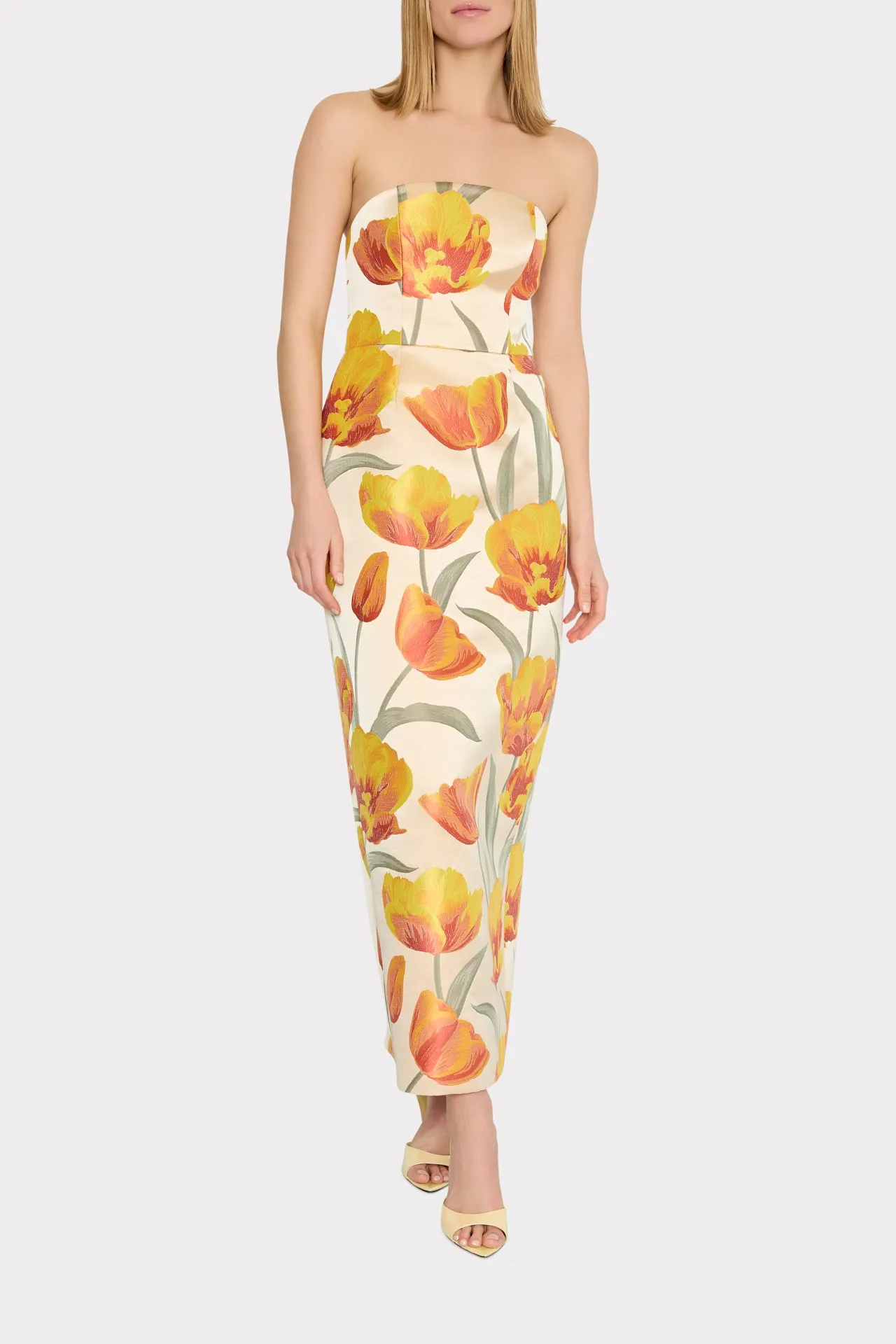 Orion Tulip Jacquard Dress sold by Milly product image thumbnail 3