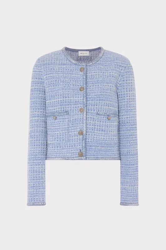 Sade Textured Cardigan made by Milly