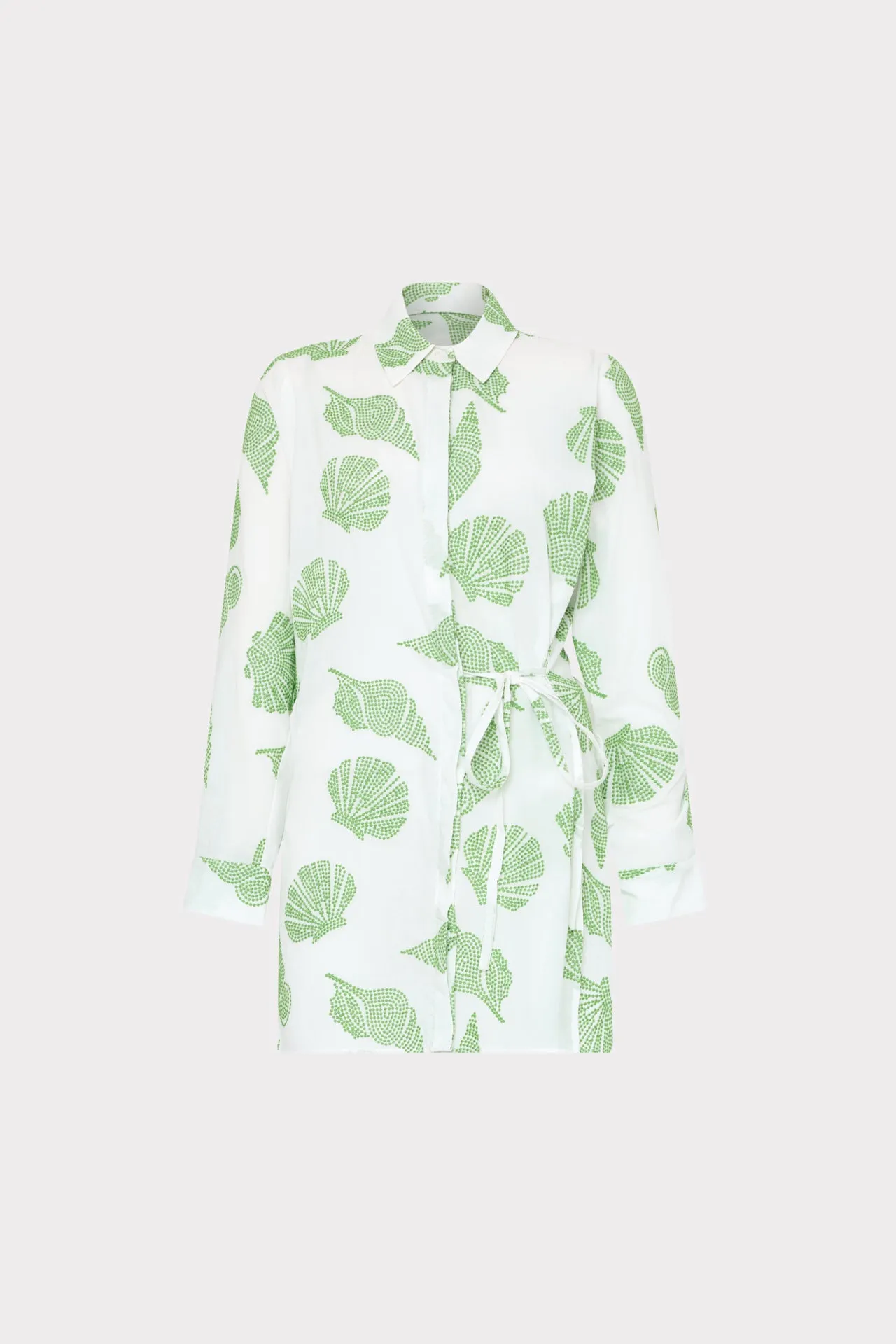 Cleo Embroidered Cover-Up Mini Dress sold by Milly