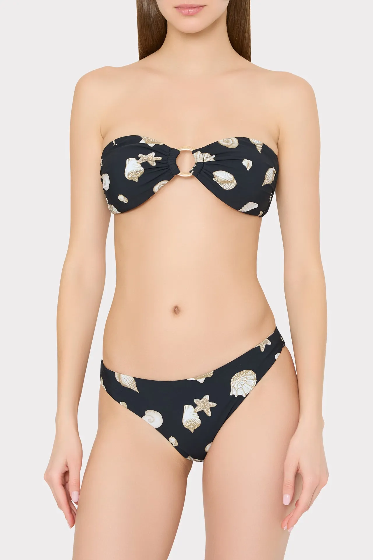 Seashell O-Ring Bikini Top sold by Milly product image thumbnail 3