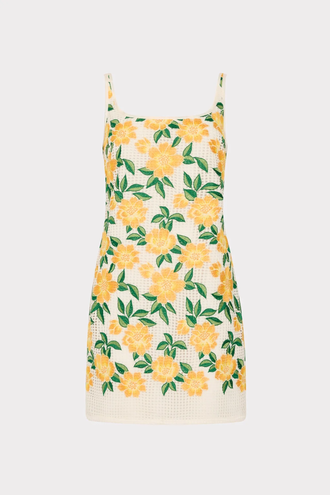Maria Embroidered Mini Dress sold by Milly