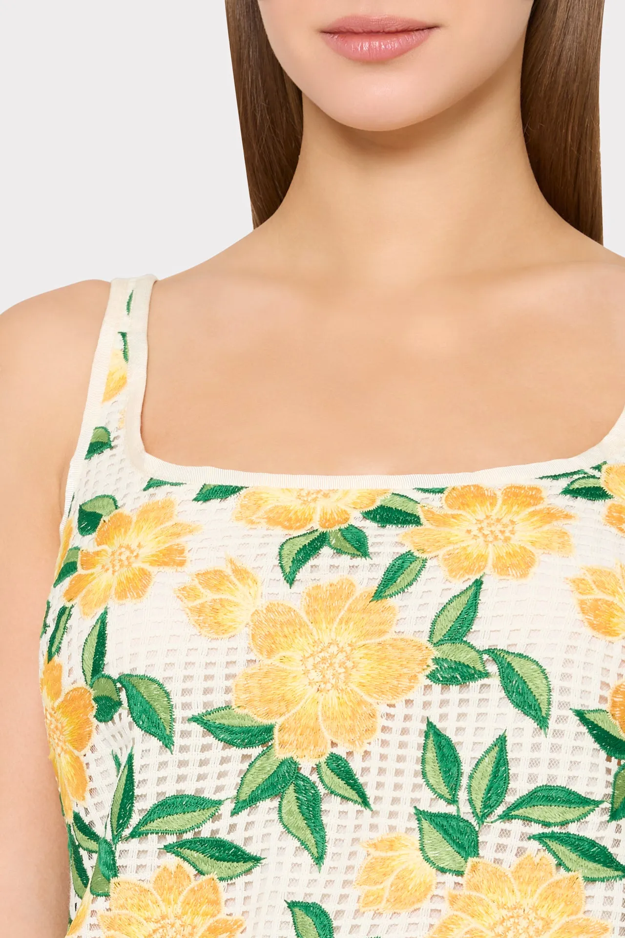 Maria Embroidered Mini Dress sold by Milly product image thumbnail 4