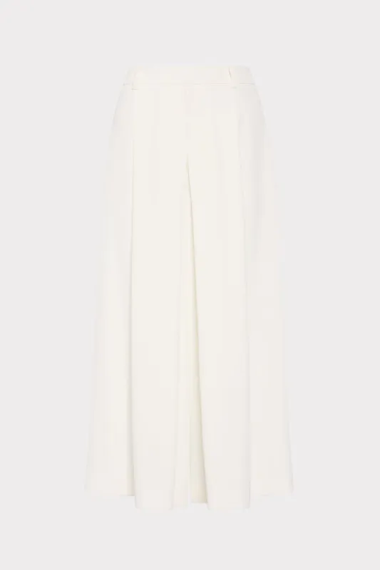 Layla Pleated Culottes Pant made by Milly