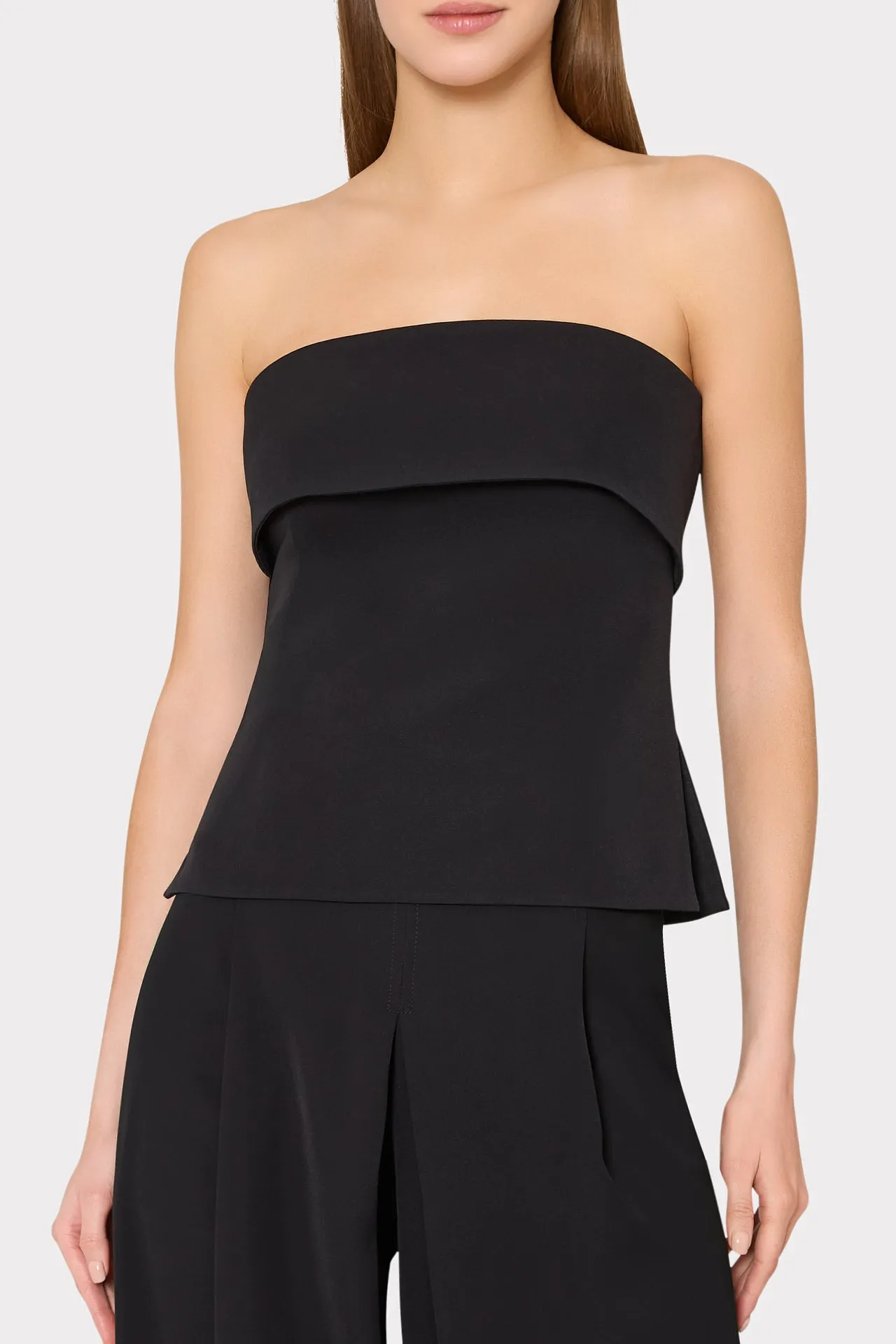 Layla Pleated Culottes Pant sold by Milly product image thumbnail 4