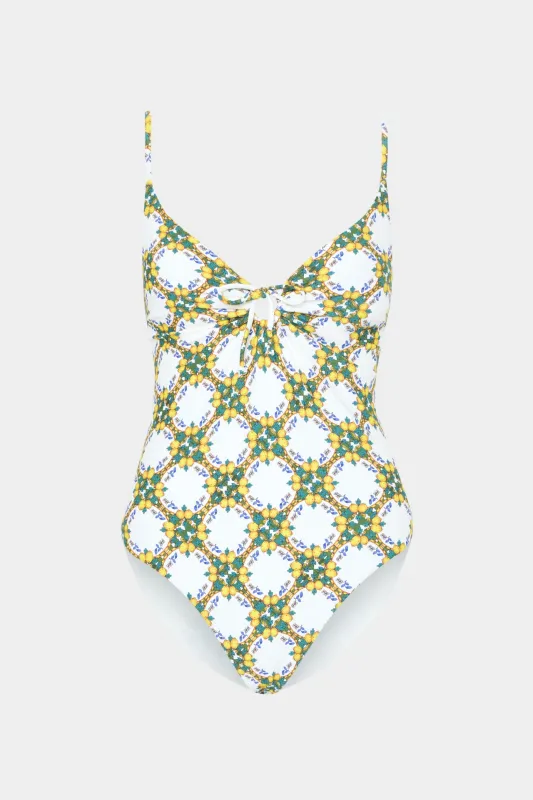 Lemon Tile Ring One Piece made by Milly